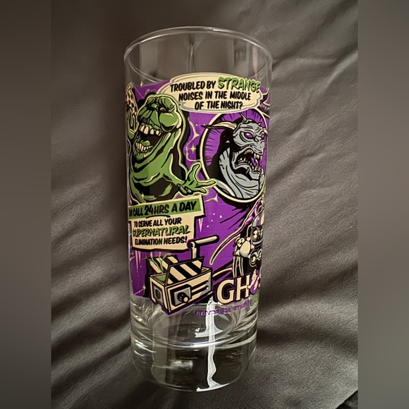 Ghostbusters Frozen Empire Universal Studios Halloween Horror Nights 2024 Glass - Picture 3 of 8